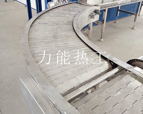 长沙不锈钢链板转弯输送机